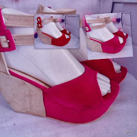 Sepatu Wedges Cantik Vicky Shu