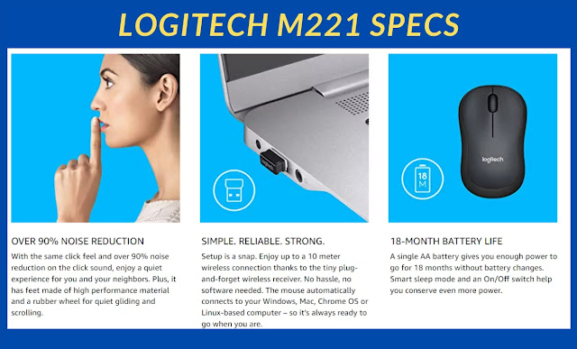 Logitech M221 Key Features