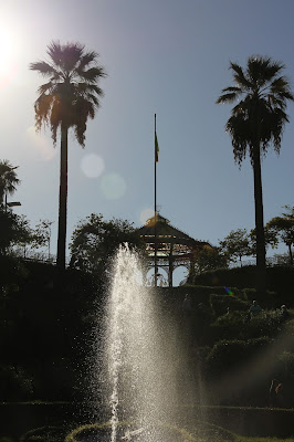 The Bellini park in Catania