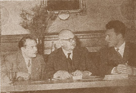 Miembros del Comité Organizador del III Campeonato Mundial Universitario de Ajedrez - Uppsala 1956