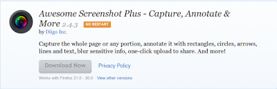 Mozilla Firefox Addons Awesome Screenshot Plus