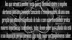 O nosso verdadeiro problema