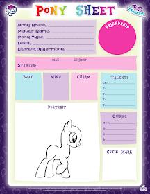 2017 My Little Pony RPG "Tails of Equestria"  Chracter Page 