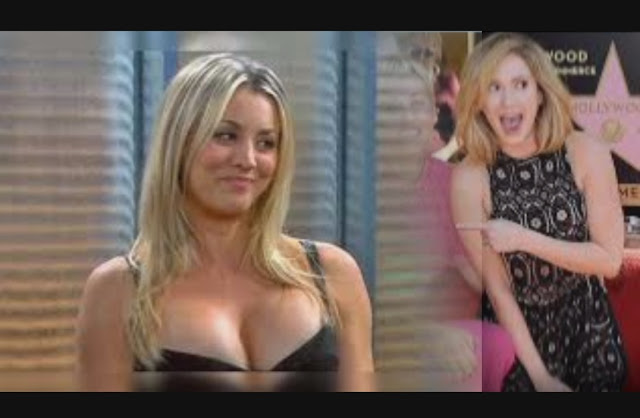 How did Kaley Cuoco find out that her private photos were stolen