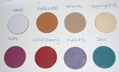 Kryolan Makeup on Kryolan Stargazer Eyeshadow Swatches In 36  10  8  22  26  21  41  20