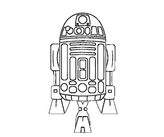 #4 Star Wars Coloring Page