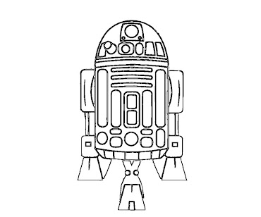 #4 Star Wars Coloring Page