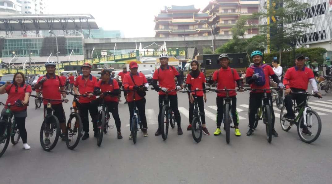 Wali Kota Buka Car Free Day, PUD Pasar Medan Ikut Meramaikan dengan Bersepeda