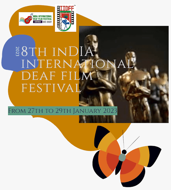 8th India International Deaf Film Festival 2023 - From 27th to 29th January 2023