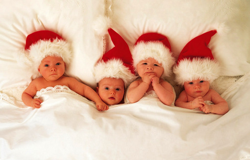 christmas-babies-free-wallpaper