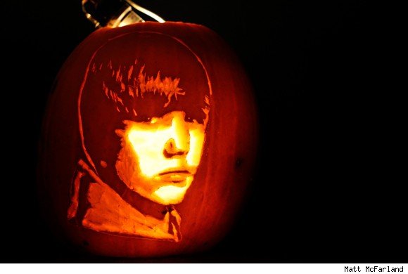 Amazing Justin Bieber Halloween JackOLantern by admin on October 15 