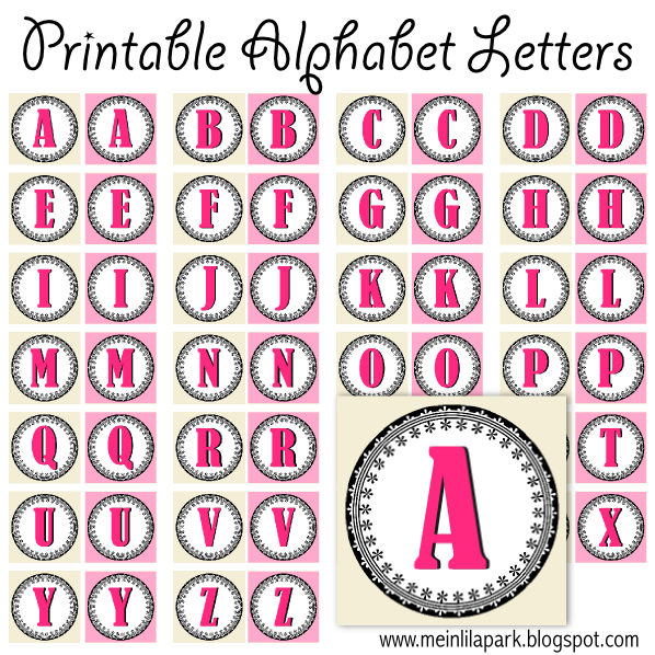 free printable vintage ornament alphabet letters ausdruckbare buchstaben freebie