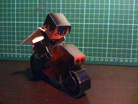 The Bike Paper Toy