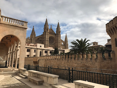 views of the architecture in palma, mallorca 