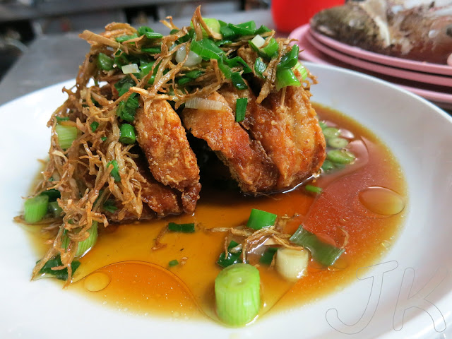 Chinese styled wok fried fish Johor