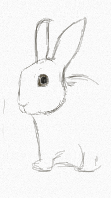 How to draw Rabbit on your mobile phone?