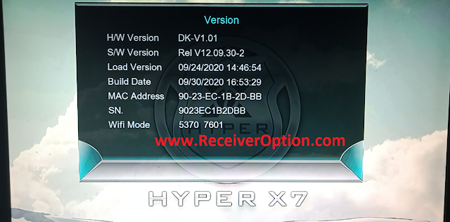 HYPER X7 1507G 1G 8M NEW SOFTWARE WITH DIRECT BISS KEY ADD OPTION