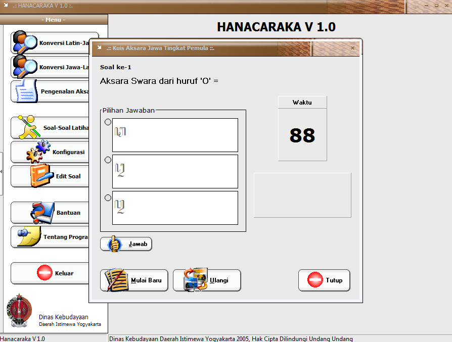 Free Download Software Hanacaraka ( Translator Bahasa Jawa )