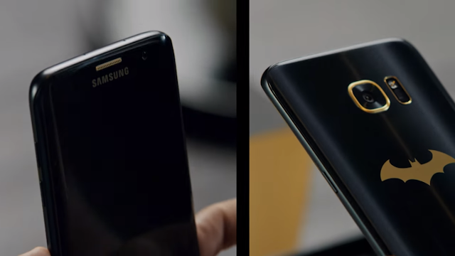 Samsung Unveils The Batman S7 Edge and It's so cool !