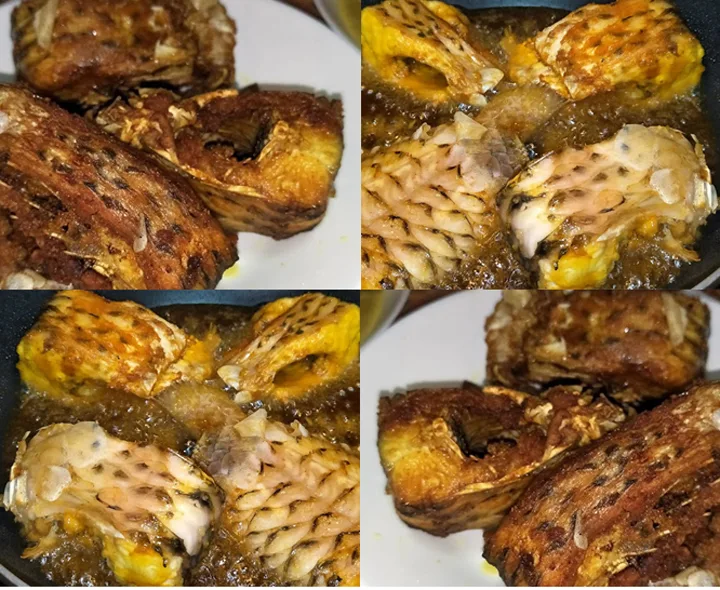 Goreng Ikan Kelisa (Arowana)