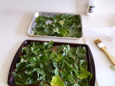 Kale Chips Oiled