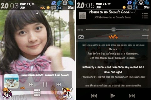 Apk walkman for android tema transparan 