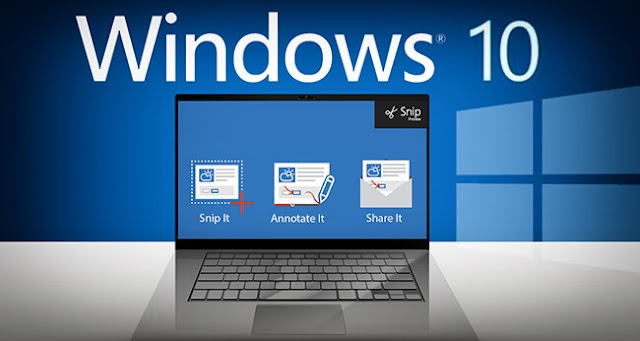التقاط وتصوير الشاشة فى ويندوز 10 - اداة microsoft snip