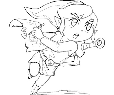 #11 Link Coloring Page