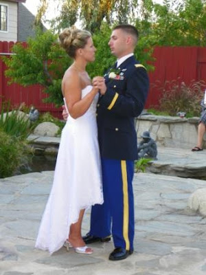 I nearly lost it emotionally upon seeing the groom in his military dress