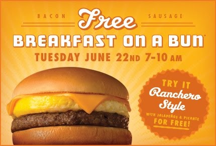 Whataburger Free Breakfast on a Bun 2010