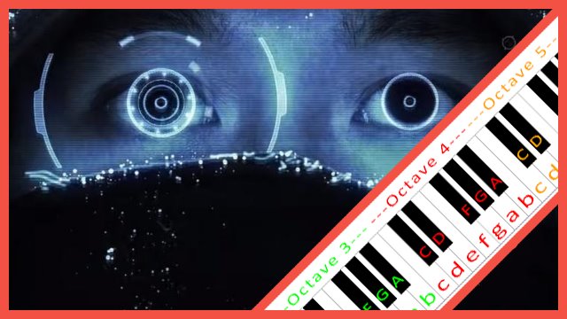 The Spectre by Alan Walker (Hard Version) Piano / Keyboard Easy Letter Notes for Beginners
