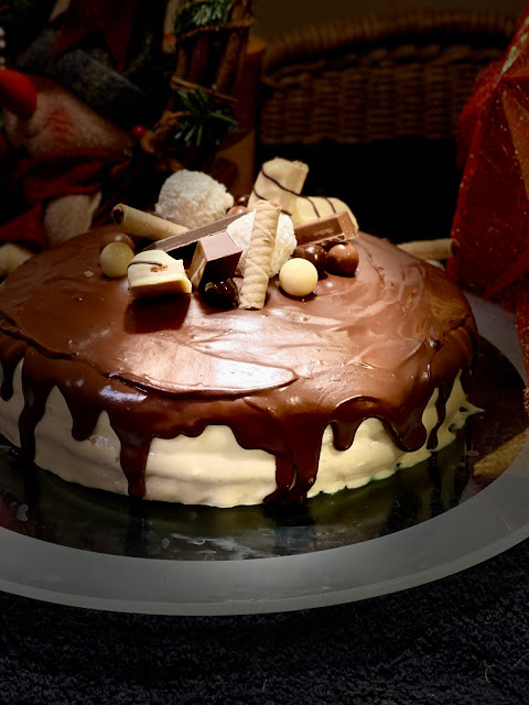 Tarta chocolatísima con chorretes (Drip cake)