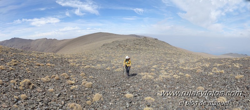 Cerro Pelado - Cerro Rasero desde el Refugio de Postero Alto