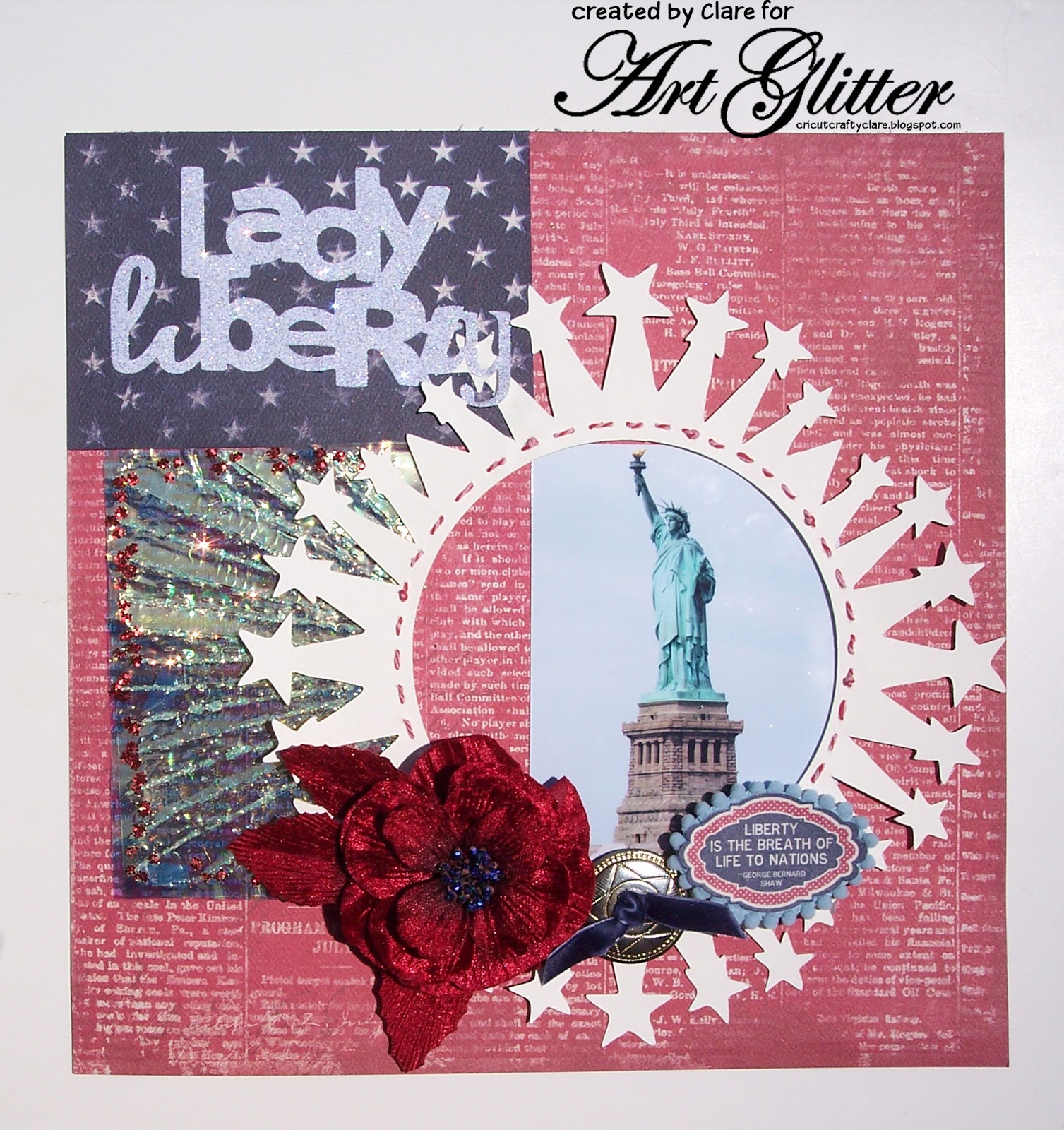 ArtGlitterBlog: American Lady