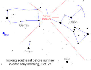 Orionid meteors