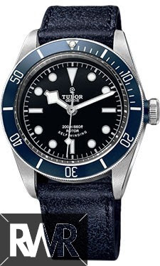 plica Tudor Heritage Black Bay Stainless Steel Aged Leather 79220B