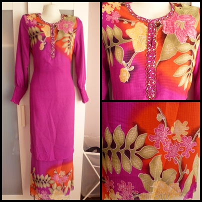 Najwa Clothing Baju  Kurung  Batik  3 Warna  available 
