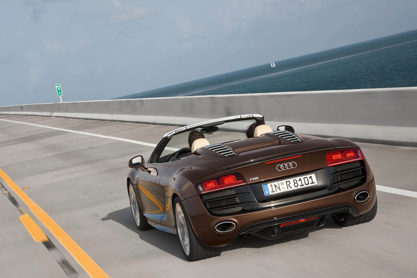 cars photos & wallpapers: audi r8 v10 spyder photos and wallpapers