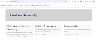 Contoso University Application Written In ASP.NET Core MVC, Entity Framework Core And .NET 8