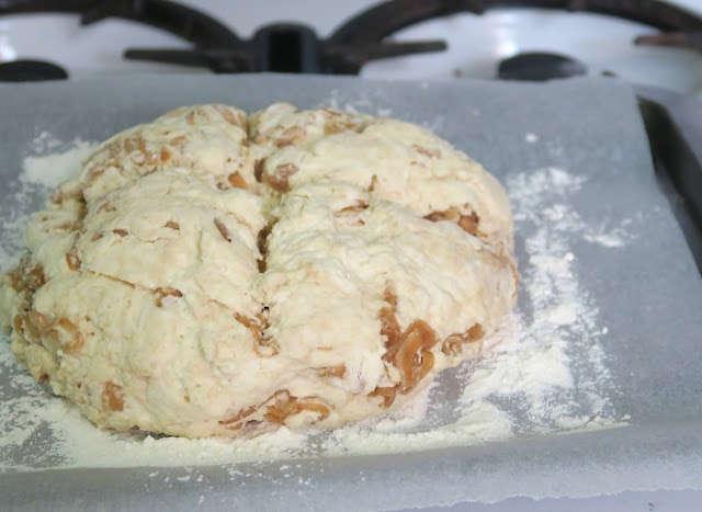 Balsamic Onion Soda Bread | Gathering Flora Shedden | salt sugar and i