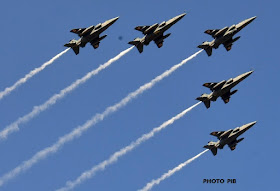 Jaguar fighter Displayed its Strength Republic Day 2019 