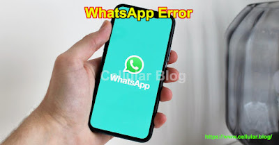 WhatsApp Error