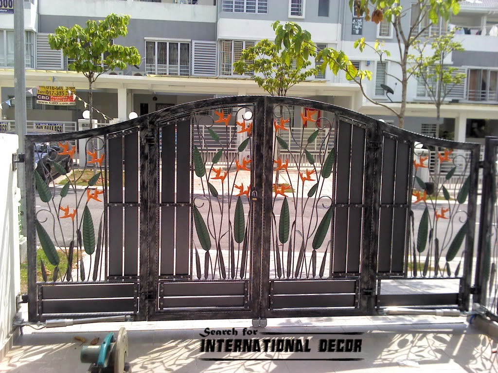 Gate designs, Gate designs for private house and garage, metal sliding gate design