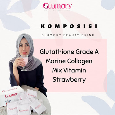 "kandungan  glumory original minuman kolagen hafara