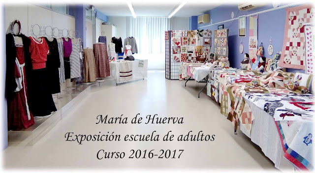 Exposición de costura en María de Huerva 2017