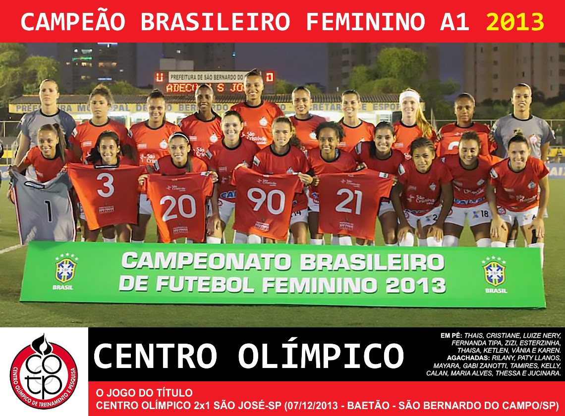 CAMPEÕES DO CAMPEONATO BRASILEIRO DE FUTEBOL FEMININO(2013-2022) 