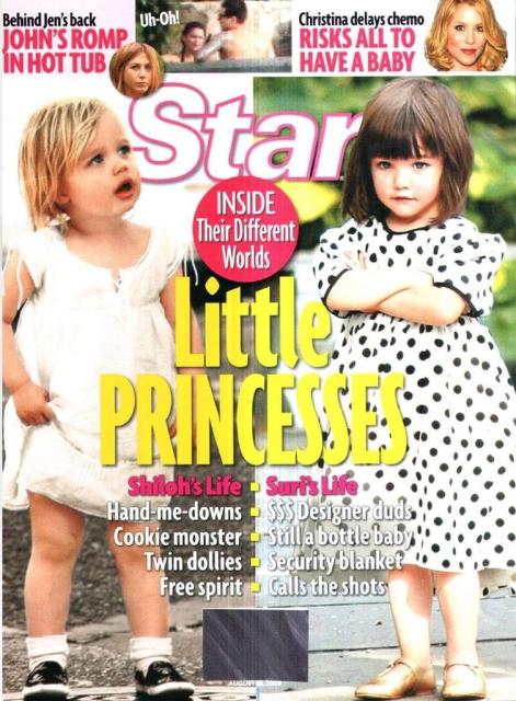 Shiloh Jolie Pitt And Suri Cruise Photo