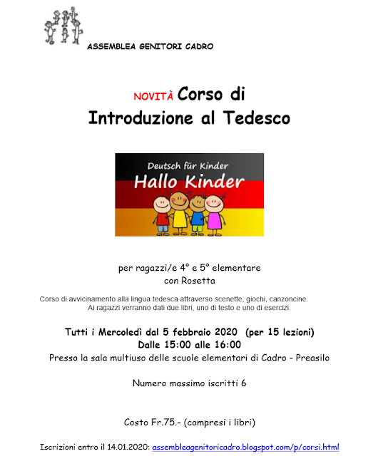  Iscrizione Corso Tedesco