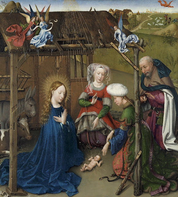 Жак Даре. Рождество. ок. 1434-1435 гг. © Национальный музей Тиссена-Борнемисы, Мадрид