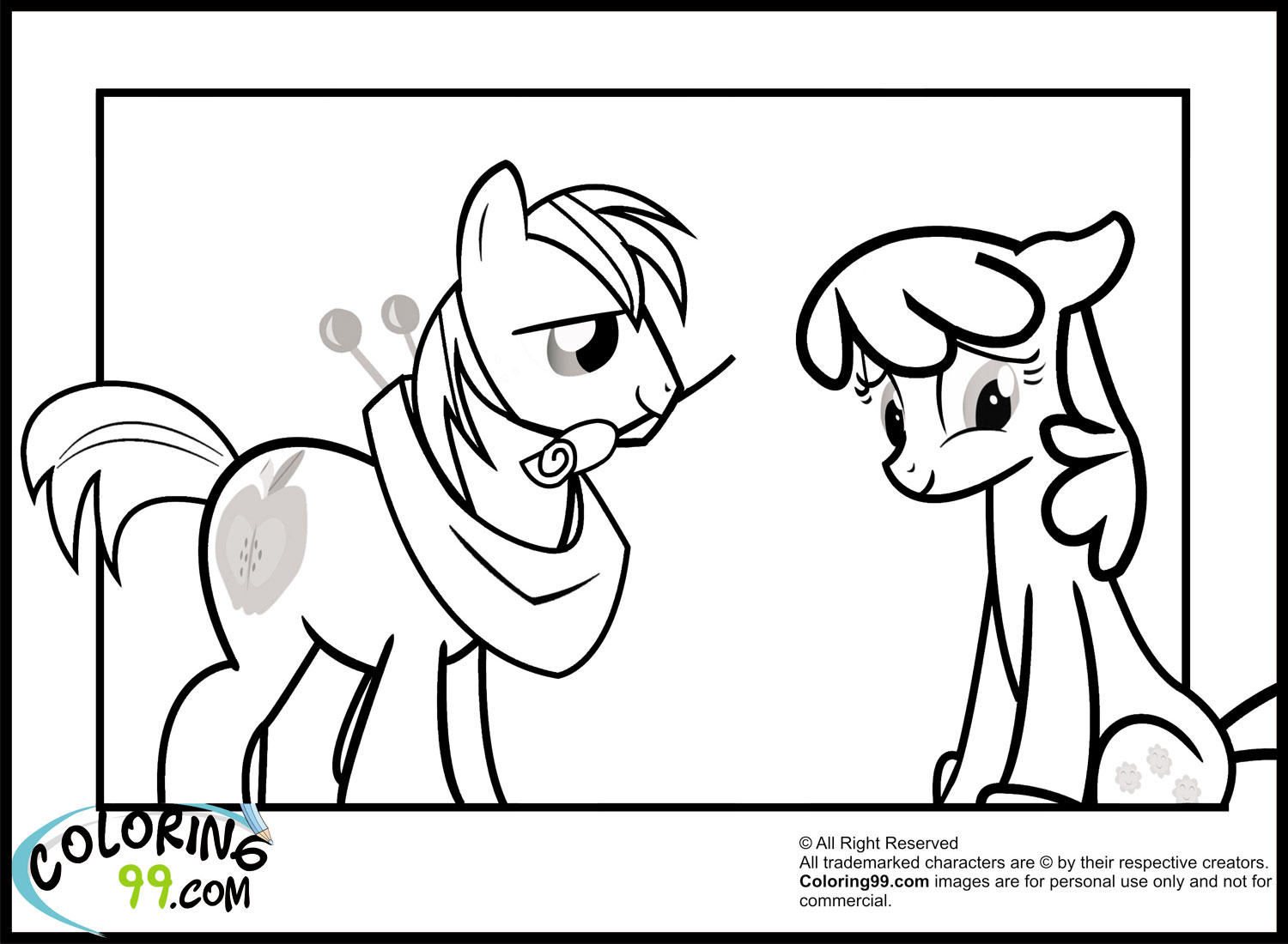 My Little Pony Coloring Pages | Team colors